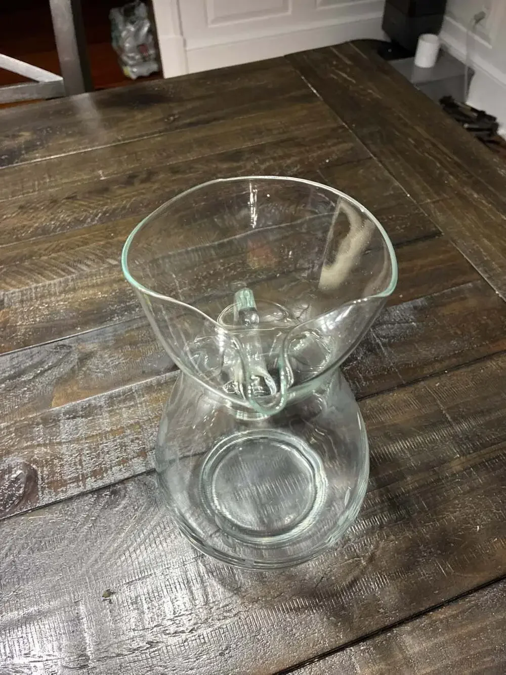 Vtg Princess House Heritage Glass Pitcher 72oz Etched Floral Ice Lip 10 - read d